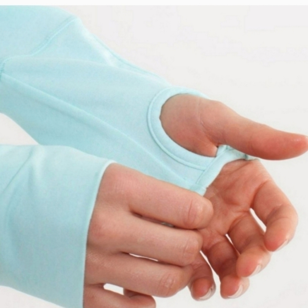 Lululemon Athletica In Stride Jacket Size 6 Heathered Aquamarine - Picture 4 of 6